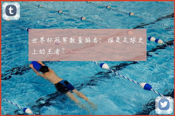 世界杯冠军数量排名：谁是足球史上的王者？